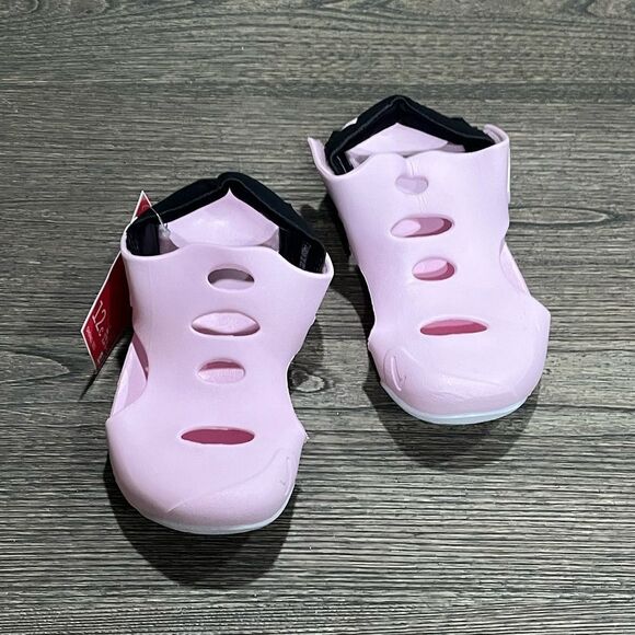 NWT Nike Sunray Protect 3 Toddler Sandals Pink White Black Size 12C DH9465-001 - Picture 2 of 6